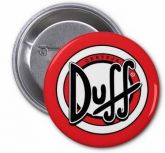 Botton Duff Berr Simpsons 38mm