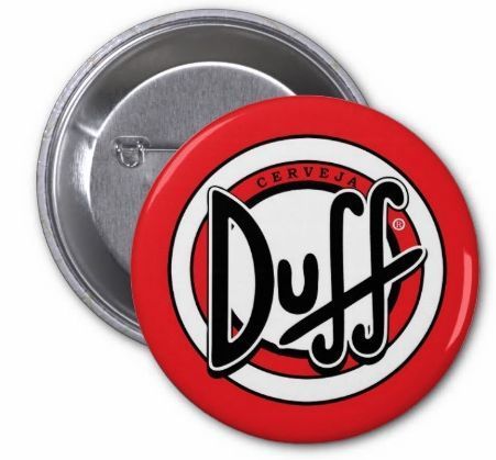 Botton Duff Berr Simpsons 38mm